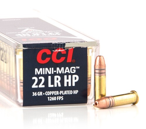 5000 Rounds of .22 LR Mini-Mag Ammo by CCI – 36gr CPHP