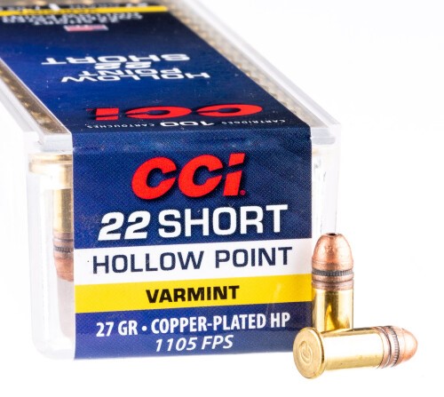 5000 Rounds of .22 Short Ammo by CCI – 27gr CPHP