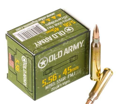 540 Rounds of 5.56×45 Ammo by Old Army – 55gr FMJ M193