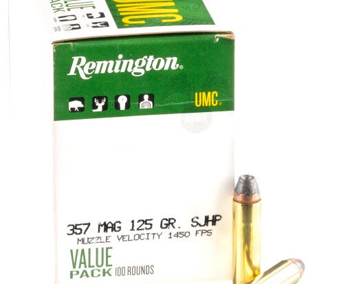 600 Rounds of .357 Mag Ammo by Remington UMC – 125gr JHP
