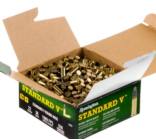 6600 Rounds of .22 LR Ammo by Remington Standard V – 38gr LRN