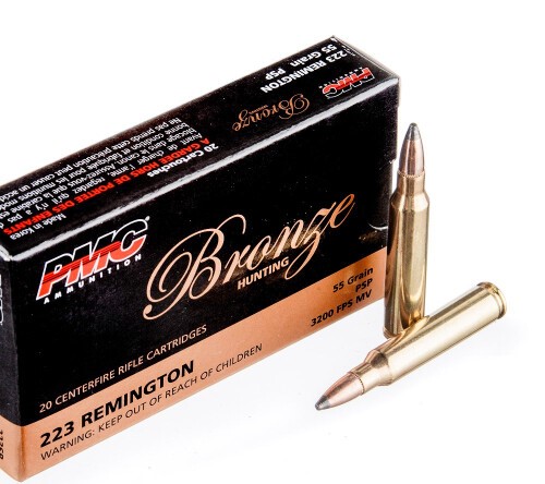 800 Rounds of .223 Ammo by PMC Bronze Hunting – 55gr SP