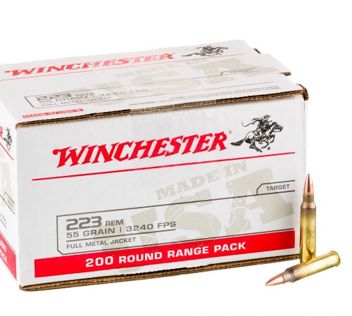800 Rounds of .223 Ammo by Winchester USA – 55gr FMJ