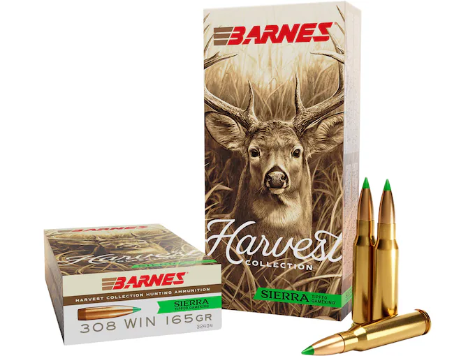 Barnes Harvest Collection 308 Winchester Ammo Box of 20
