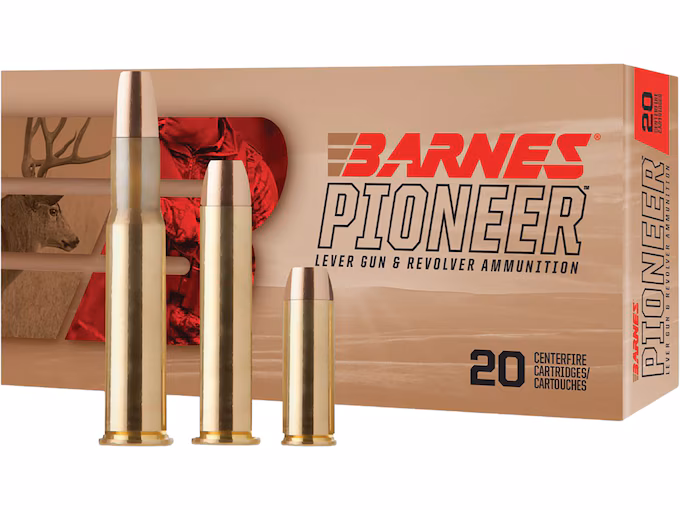 Barnes Pioneer 357 Magnum Ammo 140 Grain Barnes XPB Solid Hollow Point Lead Free