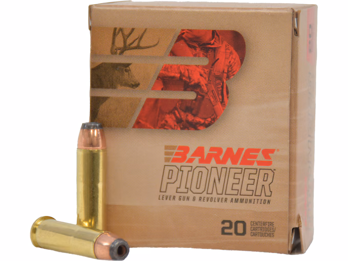Barnes Pioneer 357 Magnum Ammo 180 Grain Barnes Original Jacketed Hollow Point