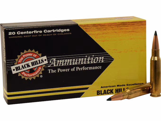 Black Hills Gold 308 Winchester Ammo 155 Grain Box of 20