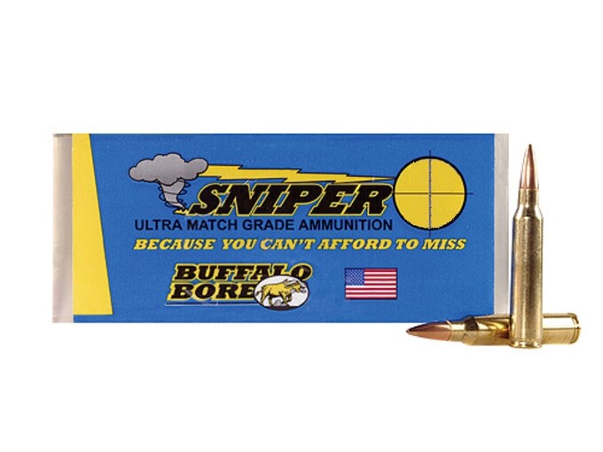 Buffalo Bore Sniper 223 Remington Ammo 69 Grain Jacketed Box of 20