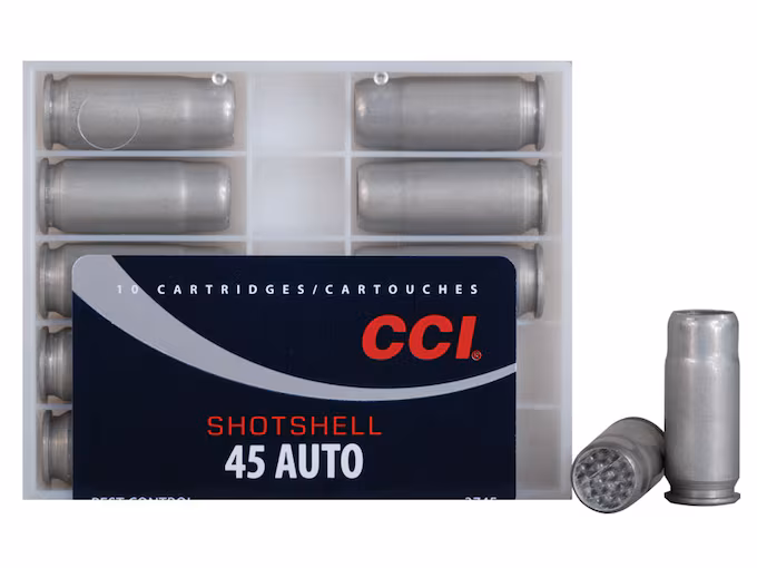 CCI Shotshell 45 ACP Ammo 120 Grain Lead Shot