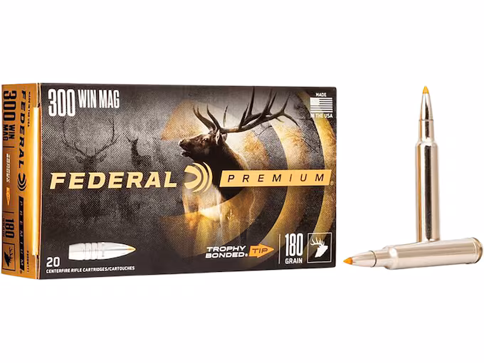 Federal Premium 300 Winchester Magnum Ammo 180 Grain Box of 20