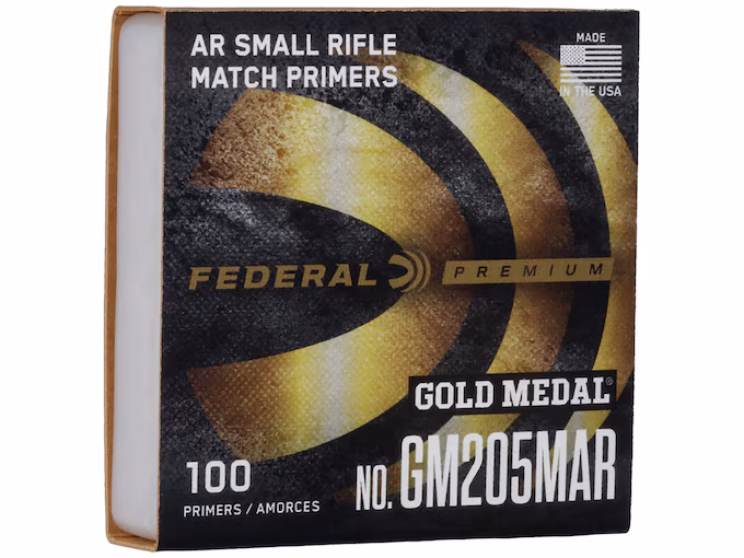 Federal Premium Gold Medal AR Match Grade GM205MAR