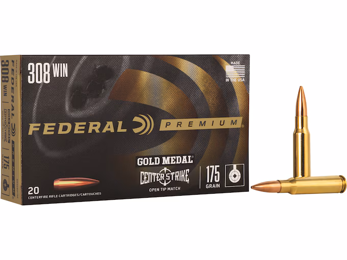 Federal Premium Gold Medal Centerstrike 308  Hollow Point