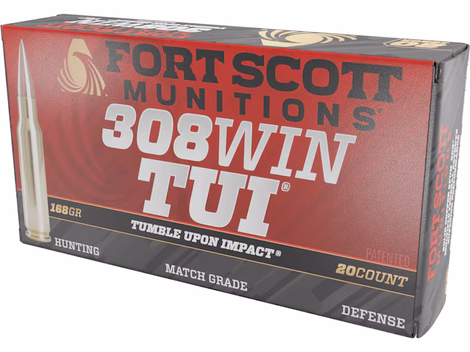 Fort Scott Munitions TUI 308 Winchester Ammo Box of 20
