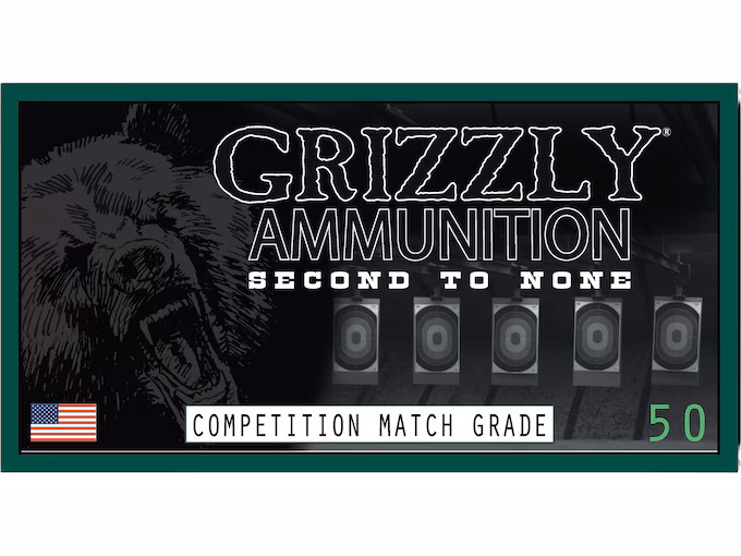 Grizzly Cartridge High Performance Rifle 223 Remington Ammo 55 Grain Box of 50
