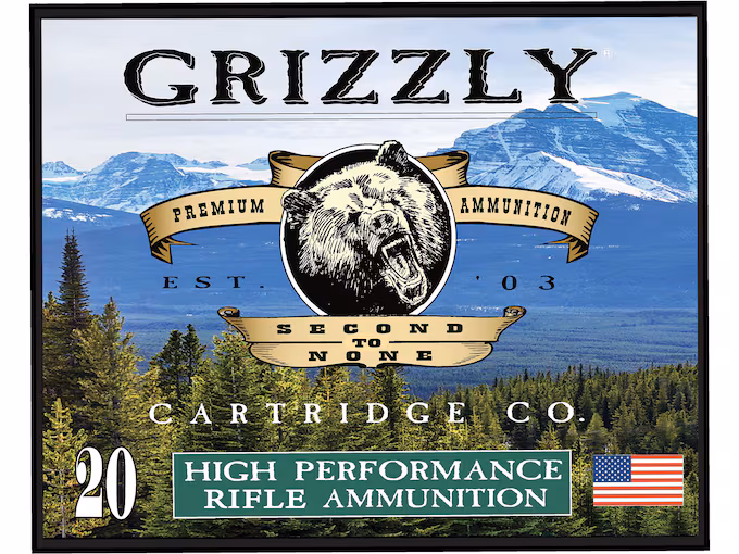 Grizzly Cartridge Match Grade 7.62x51mm NATO Ammo 175 Box of 20