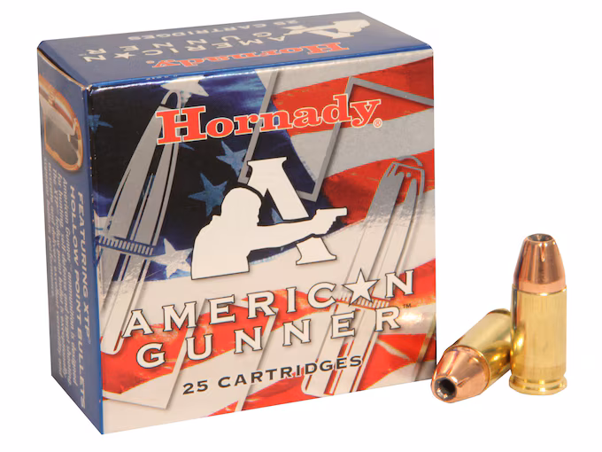 Hornady American Gunner 9mm Luger Ammo 115 Grain Hornady XTP Jacketed Hollow Point