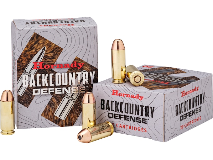 Hornady Backcountry Defense 357 Magnum Ammo 165 Grain DGH Protected Jacketed Hollow Point