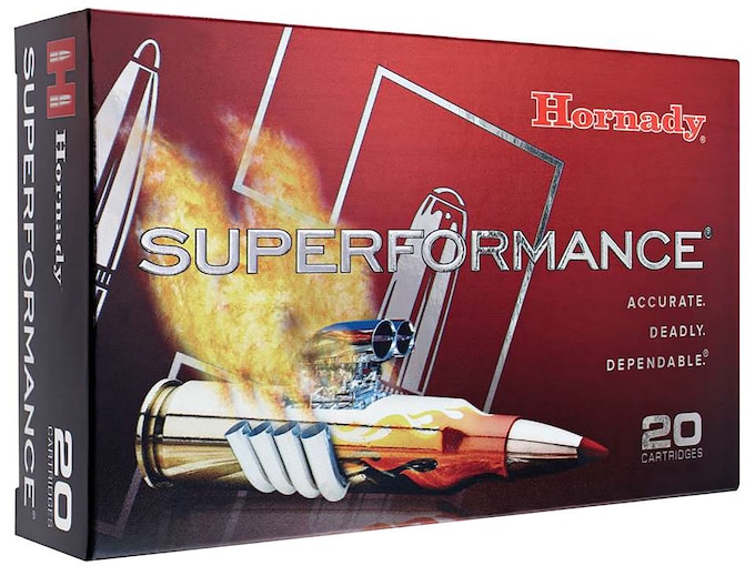 Hornady Superformance 300 Winchester Magnum Ammo 165 Box of 20