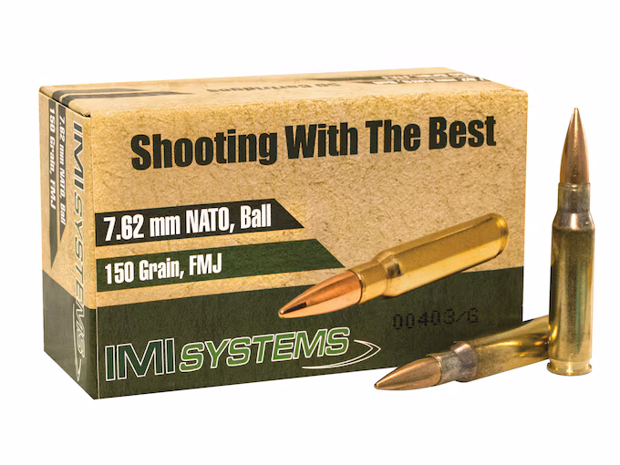 IMI M80 7.62x51mm NATO Metal Jacket