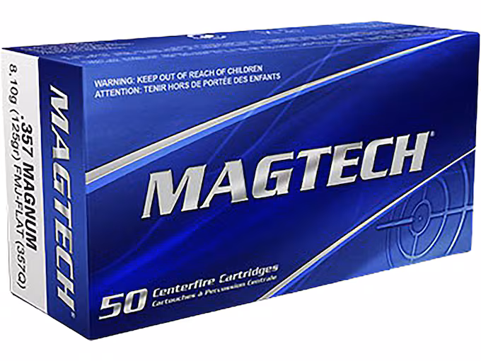 Magtech 357 Magnum Ammo 125 Grain Full Metal Jacket