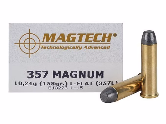 Magtech Cowboy Action 357 Magnum Ammo 158 Grain Flat Nose
