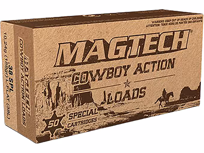 Magtech Cowboy Action 38 Special Ammo 158 Grain Flat Nose