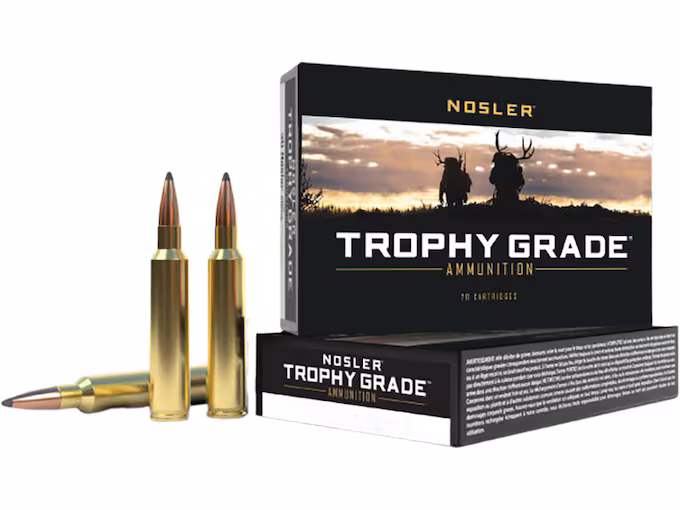 Nosler RMEF Trophy Grade 300 Winchester Magnum Ammo 180  Box of 20