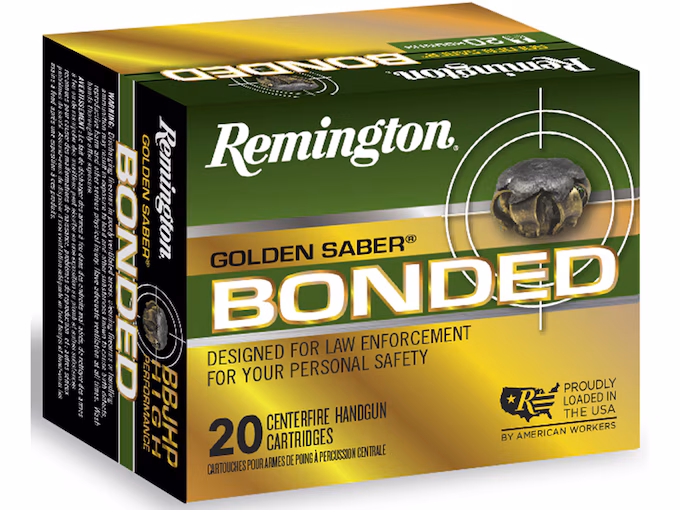 Remington Golden Saber Bonded 45 ACP Ammo 230 Grain Bonded Jacketed Hollow Point