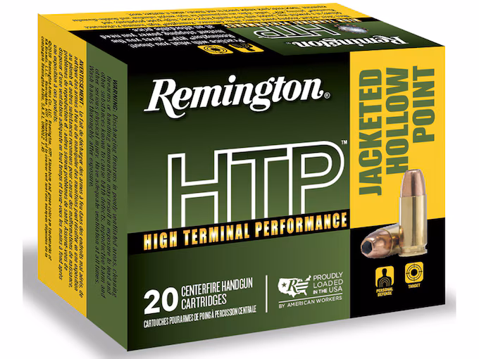 Remington High Terminal Performance (HTP) 45 ACP Ammo 230 Grain Jacketed Hollow Point
