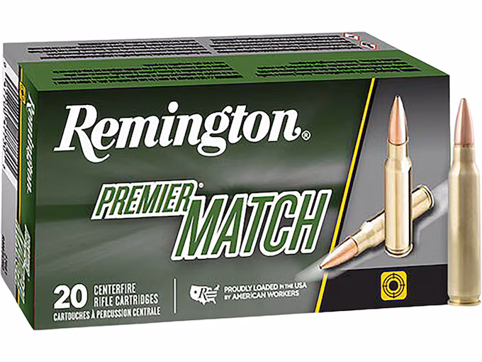 Remington Premier Match 223 Remington Ammo 77 Grain Hollow Point
