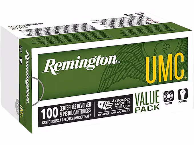 Remington UMC 357 Magnum Ammo 125 Grain Semi-Jacketed Hollow Point