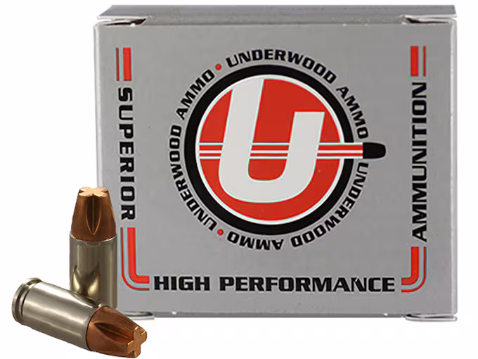Underwood 9mm Luger Ammo 115 Grain Lehigh Xtreme Penetrator Fluted Lead Free