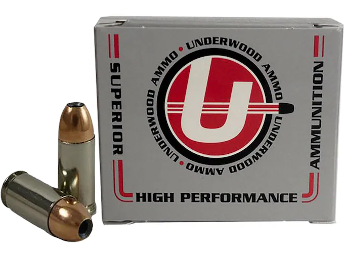 Underwood 9mm Luger +P Ammo 115 Grain Nosler Sporting Handgun Jacketed Hollow Point
