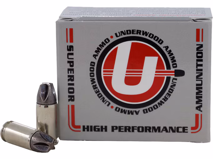 Underwood Platinum Edition Xtreme Defender 9mm Luger +P+ Ammo 90 Grain Lehigh Xtreme Defense Lead Free
