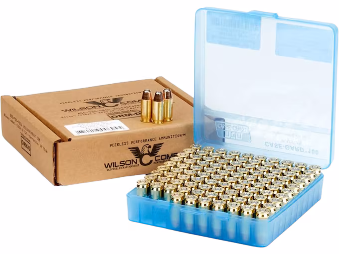 Wilson Combat Bill Wilson Signature Match 45 ACP Ammo 200 Grain Hornady HAP Jacketed Hollow Point