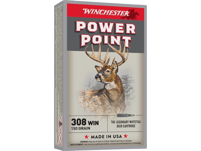 Winchester Power Point 308 Winchester Ammo 150 Box of 20