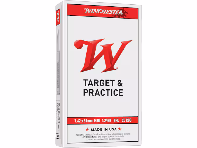 Winchester White Box USA 7.62x51mm  Metal Jacket