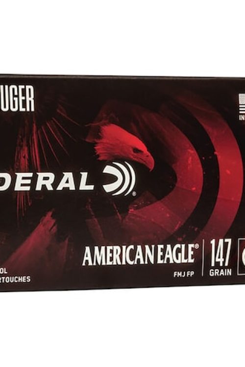 Federal American Eagle 9mm Luger Ammo 147 Grain Full Metal Jacket