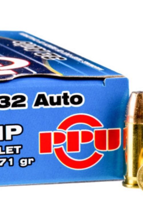 1000 Rounds of .32 ACP Ammo Prvi Partizan – 71gr JHP