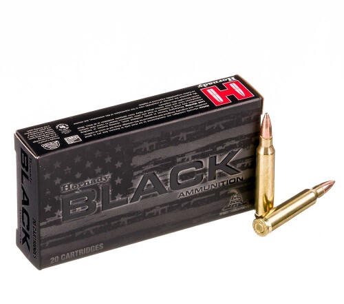 200 Rounds of .223 Ammo by Hornady BLACK - 62gr FMJ