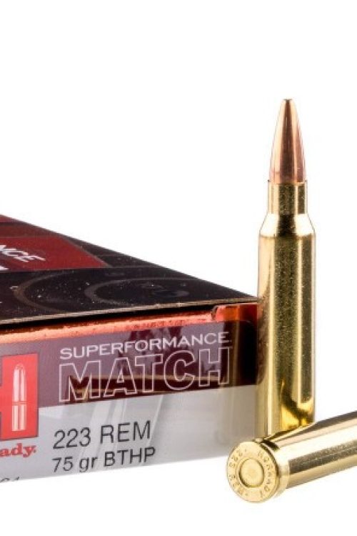 200 Rounds of .223 Ammo by Hornady Superformance – 75gr HPBT