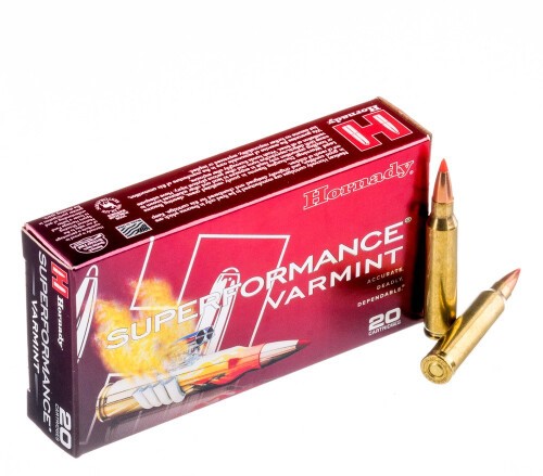 200 Rounds of .223 Ammo by Hornady Superformance Varmint - 53gr Polymer Tipped