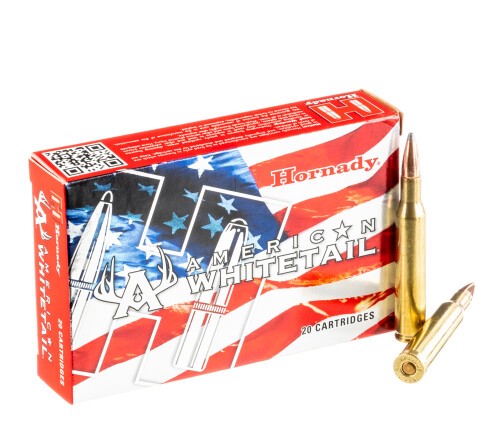 200 Rounds of .270 Win Ammo by Hornady American Whitetail - 130gr InterLock
