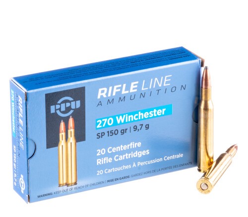 200 Rounds of .270 Win Ammo by Prvi Partizan - 150gr SP