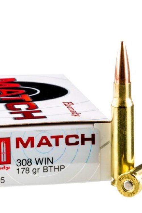 200 Rounds of .308 Win Ammo by Hornady Match – 178gr BTHP