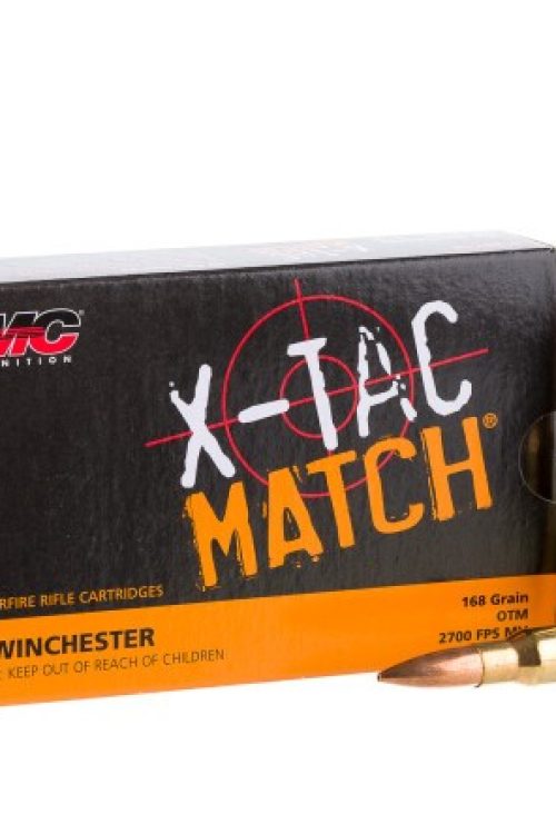 200 Rounds of .308 Win Ammo by PMC X-TAC Match – 168gr OTM