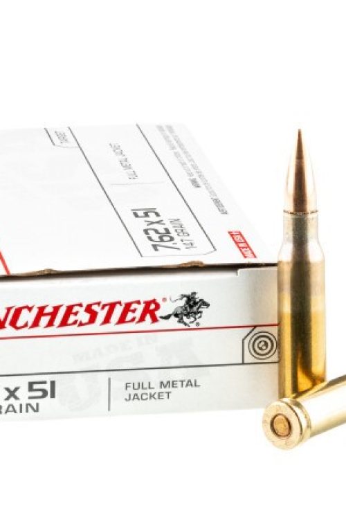 200 Rounds of 7.62x51mm Ammo by Winchester – 147gr FMJ