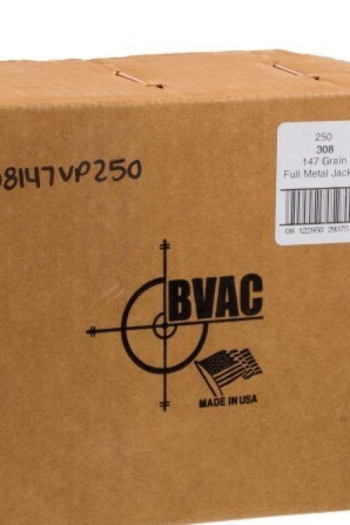250 Rounds of .308 Win Ammo by BVAC Remanufactured – 147gr FMJ