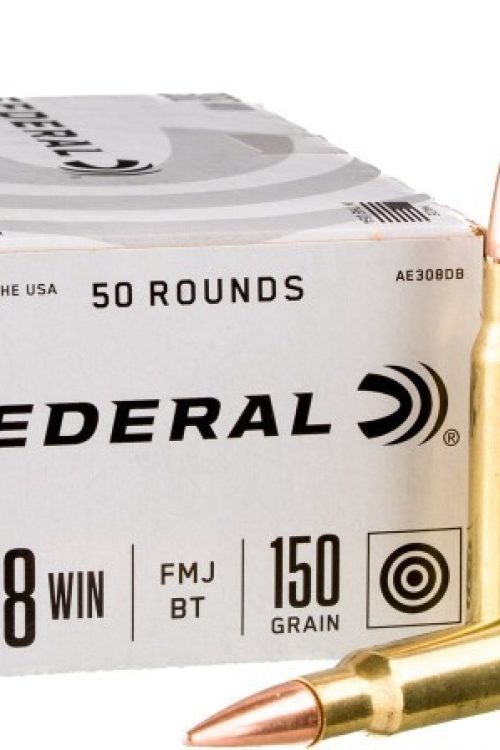 250 Rounds of .308 Win Ammo by Federal American Eagle – 150gr FMJBT