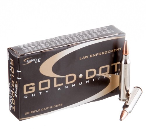 500 Rounds of .223 Ammo by Speer Gold Dot LE - 55gr SP